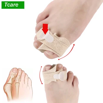 

1Pcs Toe Finger Straightener Men Women Hammer Toe Hallux Valgus Corrector Bandage Toe Separator Splint Wrap for Crooked Toe