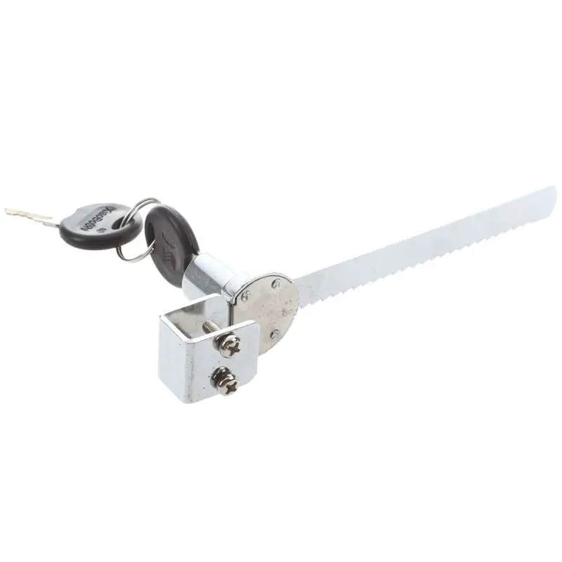 Serrated Type Show Case Lock for Sliding Glass Door Window