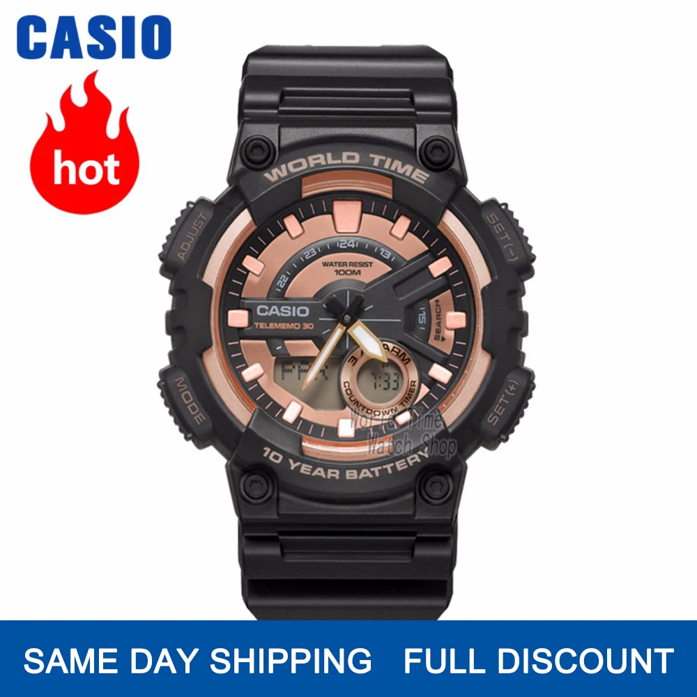 часы мужские casio Лучшие продажи взрыва установить лучший бренд класса люкс LED
