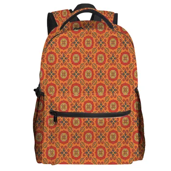 

Tile Pattern Backpack College Students Wear Resistance Laptop Backpack Book Bag Casual Sports Bags School Bag