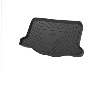 

1Set Car Cargo rear trunk mat For Honda Fit 2014 2015 2016 2017 Car-styling Boot Liner Tray Waterproof Anti-slip mat Accessories