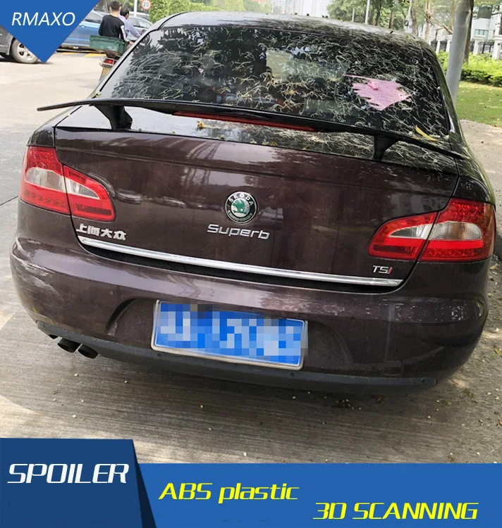 Спойлер для Skoda Superb 2011-2019 спойлер АБС-пластик цветной задний | Автомобили и