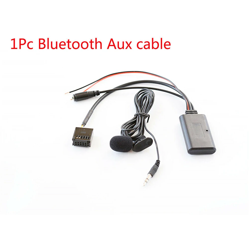 Auto Cable adapter Bluetooth + Microphone AUX Adapter Audio Auxiliary