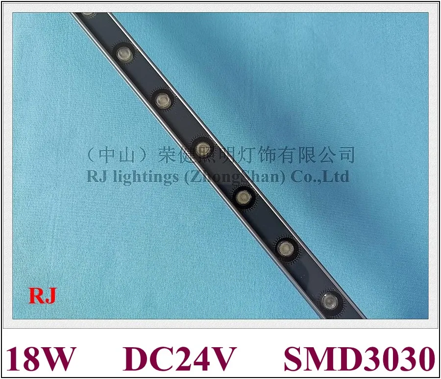 LED wall washer SMD 3030 wash wall LED advertising light lamp DC24V aluminum SMD3030 18 18W 1800lm IP65 1000mm*30mm*20mm
