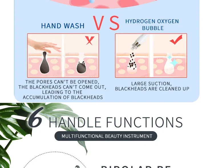 7 az 1-ben Hydrafacial gép LED maszkkal, hidrodermabrázióval, RF liftinggel és ultrahangos bőrfiatalítással a mélytisztításért és hidratálásért