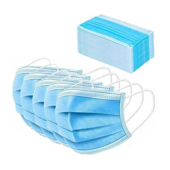 

50PCS Anti Gas Bocca Polvere Viso Maschere Maschera Mascherine Mascara Anti-goccia Mascarillas de Proteccion Usa E Getta Bocca