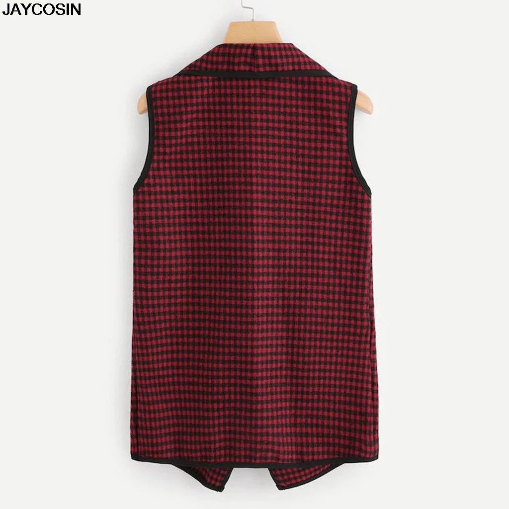 JAYCOSIN Han edition костюм женский жилет куртка на весну и осень черный красный кардиган