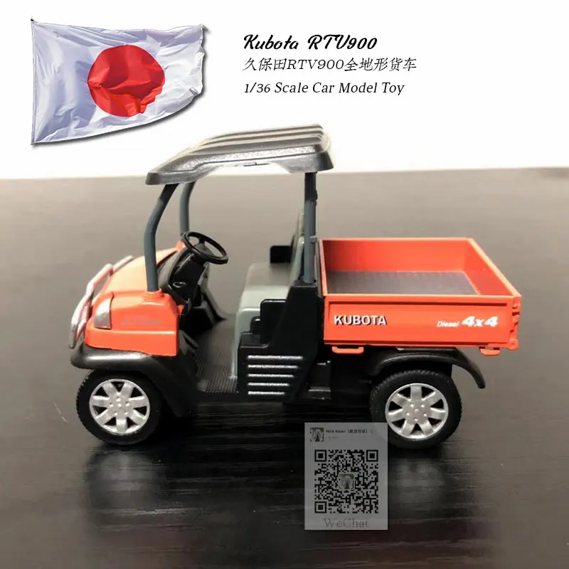 1/36 масштабная модель автомобиля игрушки KUBOTA RTV900 литья под давлением модель автомобиля игрушка для подарка, детей, коллекция