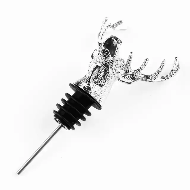 Creative Dispenser For Wine Jagermeister Zinc Alloy Deer Head
