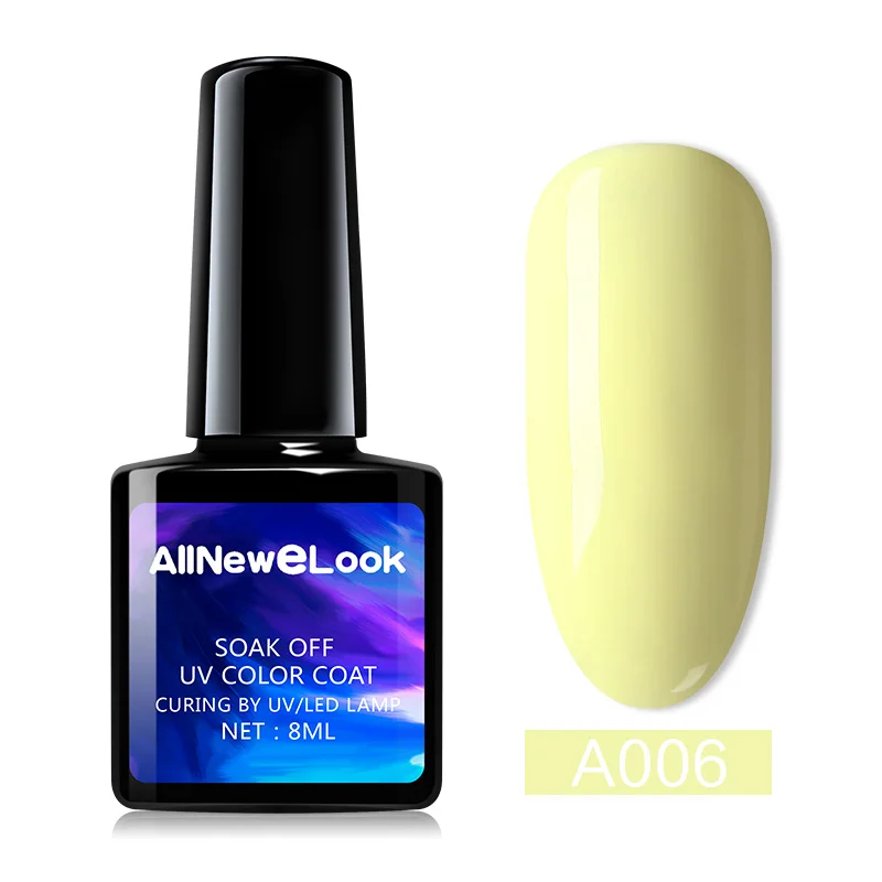 Allneweook 120 цветов гель лак для ногтей Краска для ногтей Светодиодный УФ гель лак набор Varnis - Цвет: A006
