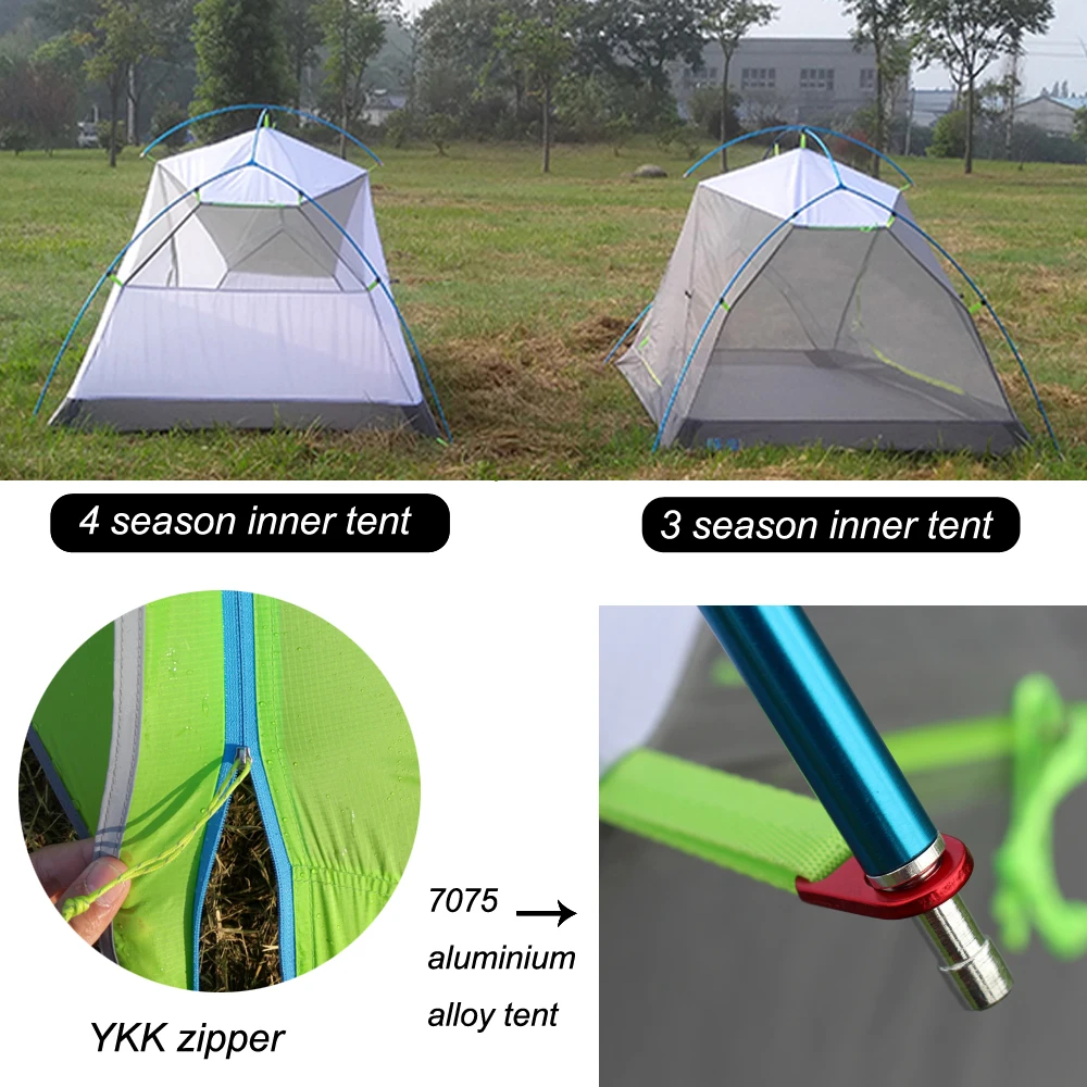 ASTA GEAR Greenmountain 2 туристическая Ультралегкая палатка на человек для кемпинга