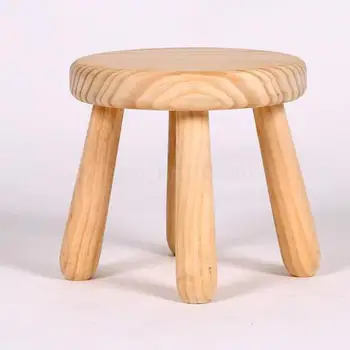 

Solid Wood Chair Small Wooden Bench Household Square Stool To Wash Their Hands In Shoes Stool At The Gate Of Restoring Ancient W