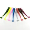 16PCS Soft Lure Worm Tail Swim Fishing Jigging Wobbler 5cm 1g Fishy Smell With Salt Artificial Silicone Bait Bass Pesca Tackle ► Photo 3/6