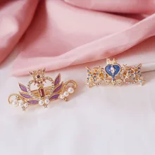 Sansummer, новинка, хит, модная, милая корона, жемчужные стразы, ажурные, красивые, милые, для девушек, индивидуальность, Шпилька для женщин, ювелирное изделие, 210