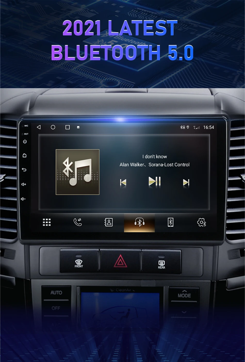 car video player bluetooth Srnubi 9" Android 10 Car Radio For Hyundai Santa Fe 2 2006-2012 GPS Navigation 2 din 4G WIFI DSP RDS Multimedia Video Player DVD video screen for car