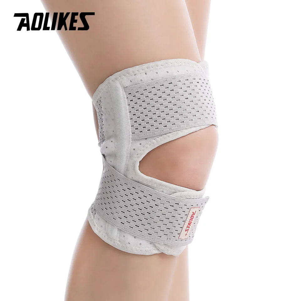 Genouillères de compression avec sangle réglable pour homme, manchon de  jambe, genouillères de protection, soutien du genou, fitness, course à pied  sportive, 1PC - AliExpress