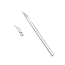 Портативный ручной нож прецизионный нож резак Нескользящая ручка Профессиональный Металлический гравировальный инструмент для дерева бумажный трафарет
