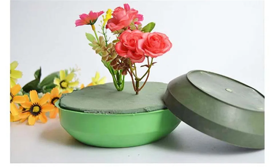 Description Picture 2 of itemPlastic Frame Sucker and Foam Mud Home Wedding Party Event Floral Arrangement Car Decoration Accessories Artificial Flower Decor