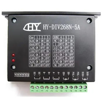 

New High Quality CNC Controller Stepper Motor Driver Nema TB6600 Single Axes Two Phase Stepper Motor for CNC HY-DIV268N-5A