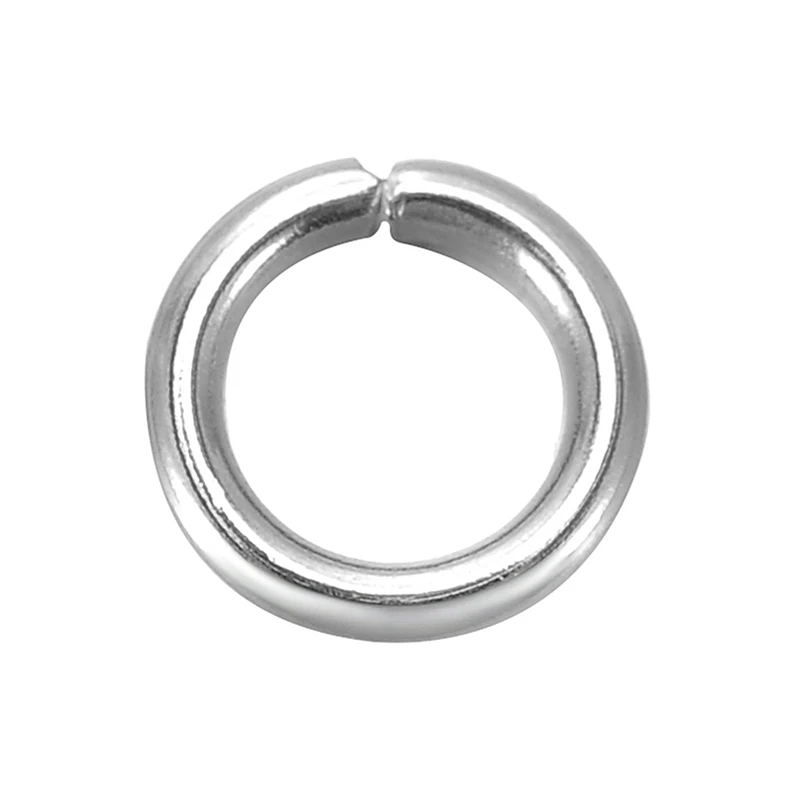 DoreenBeads 500 шт серебряный цвет 304 нержавеющая сталь открытый прыжок кольца мульти