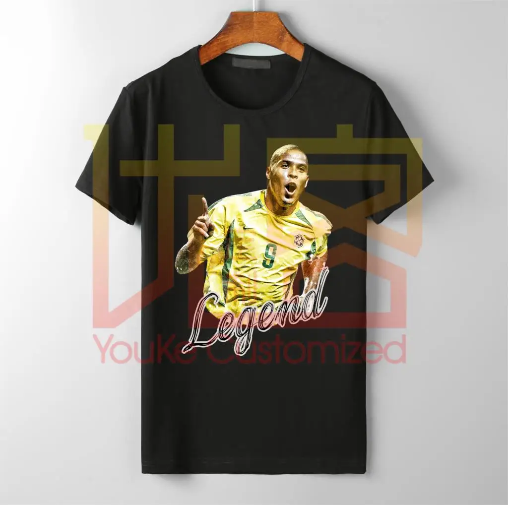 Мужская футболка Ronaldo Legend в бразильском стиле 2017 Ограниченная серия Сделано
