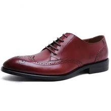 New Men's Dress Shoes Fashion Brogue Floral Pattern Men Formal Shoes Genuine Leather Luxury Wedding Shoes Men Oxford New Men's Dress Shoes Fashion Brogue Floral Pattern Men Formal Shoes Genuine Leather Luxury Wedding Shoes Men Oxford