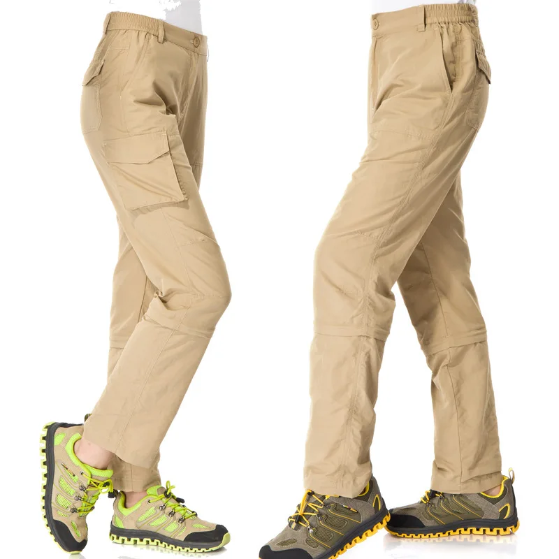 COUPLE'S уличные быстросохнущие брюки, настоящая быстросохнущая ткань, kuai gan ku, дизайнерские Капри-УФ-защита
