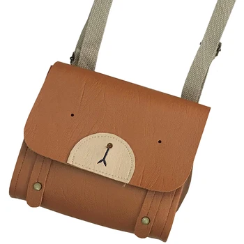 

Children Handbag Girl Shoulder Bag Fashion Rivet Glitter Metal Chain Bucket Kid Flap Bag Shiny Party Baby Purse Brown
