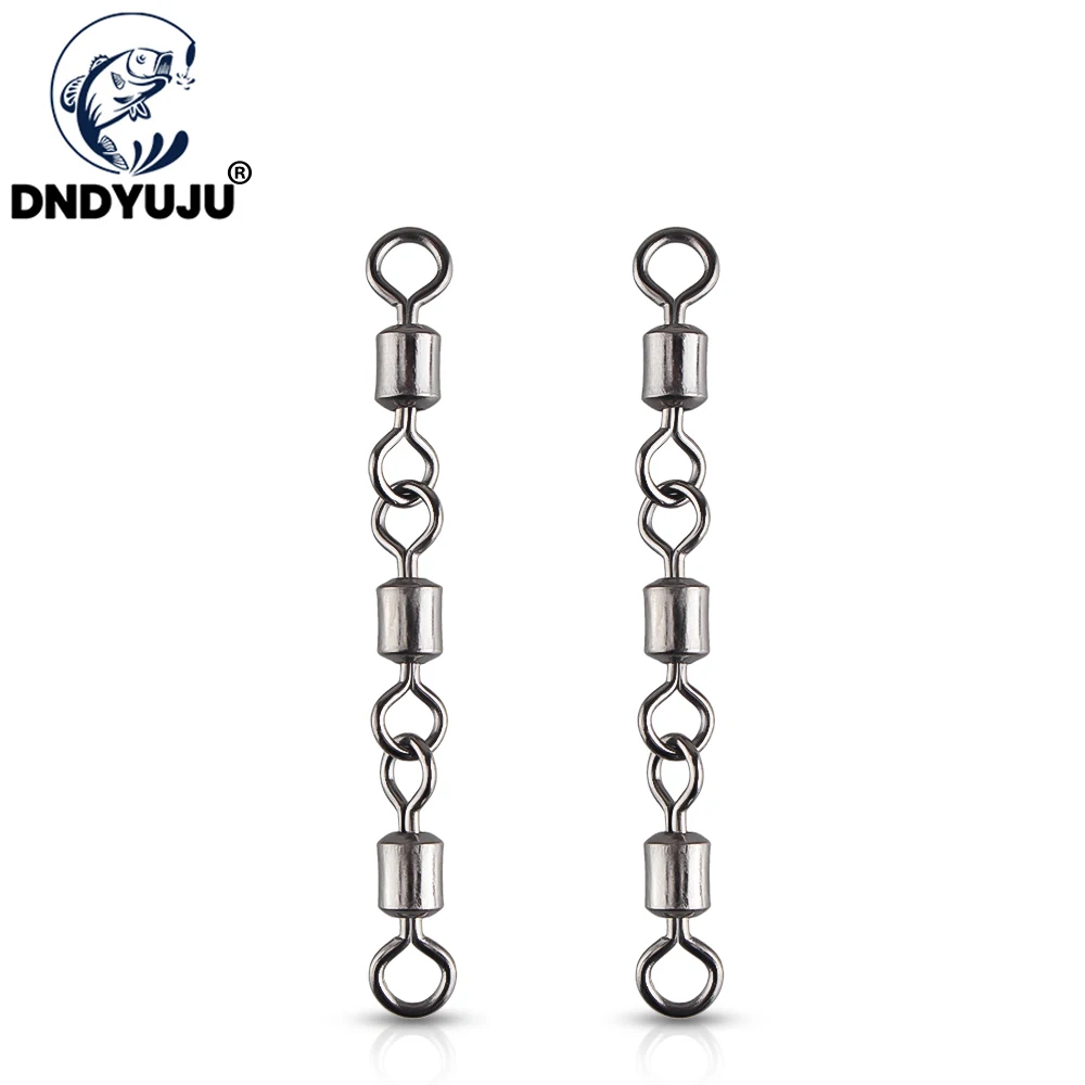 DNDYUJU (10 20 шт)(Size2 10) трех частей Рыбалка Разъем прокатный поворотные рыболовные