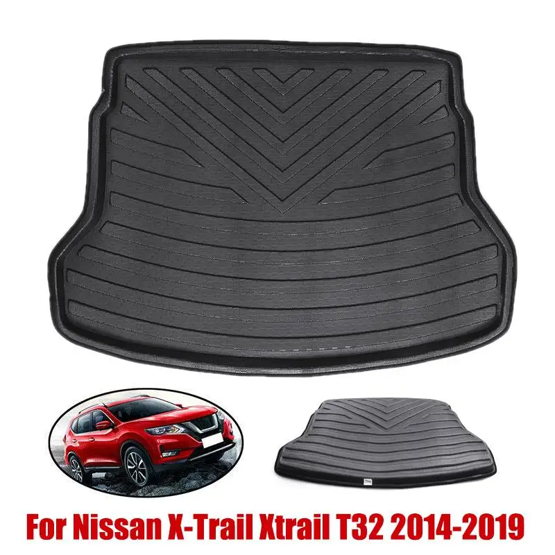 Задний багажник Грузовой пол коврик лоток ковер грязевая защита для Nissan X-Trail Xtrail T32- водонепроницаемые автомобильные аксессуары