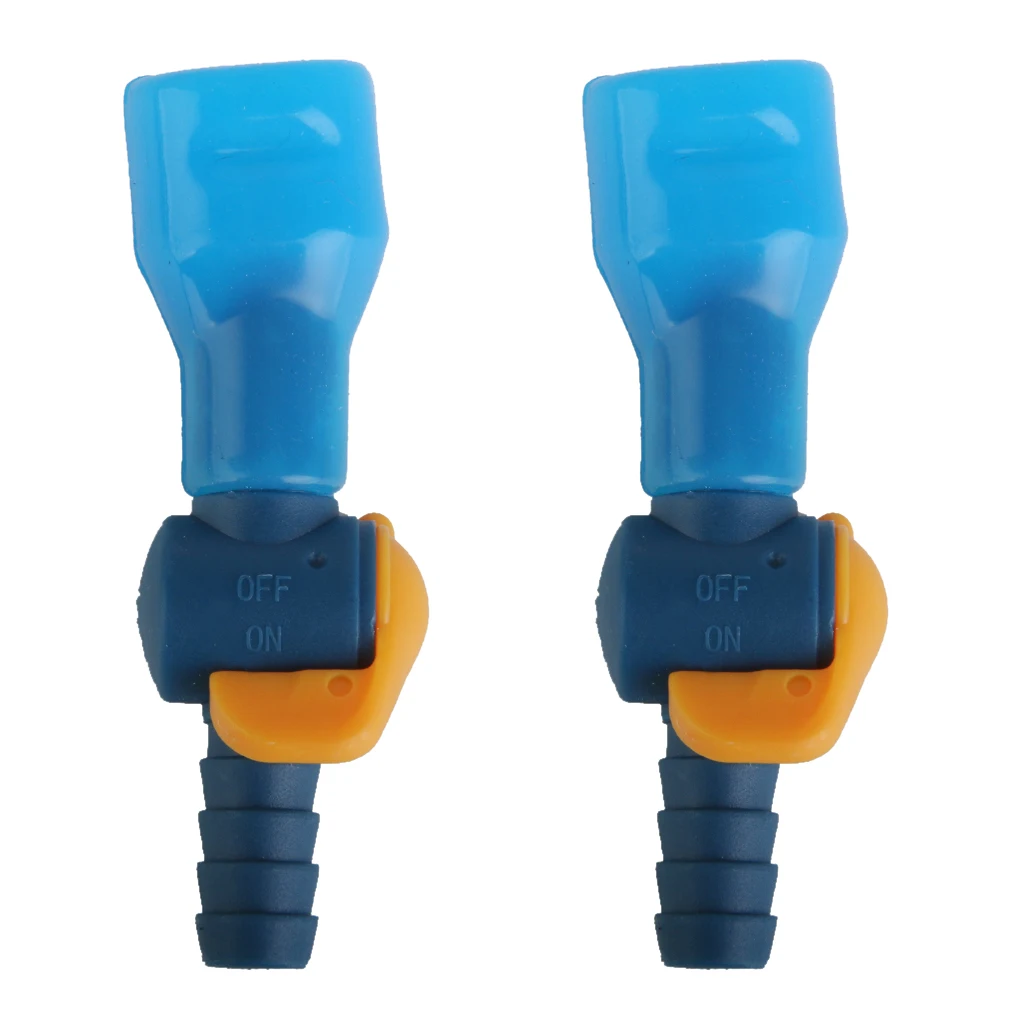 Bite Valve Replacement Mouthpiece (2-Pack), Shutoff Valve Kit for Hydration Bladder and Water Backpack Bladder Reservoir