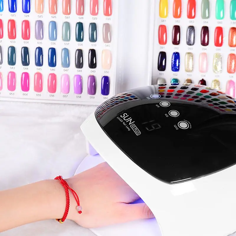 

48W UV LED Nail Dryer Lamp Infrared Sensor Curing Gel Timer Setting Machine Tool New T4MB