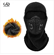 WOSAWE Motorcycle Balaclava Full Face Cover Mask Breathable Three 2 Hole CS Motocross Helmets Beanie Face Masks Black White