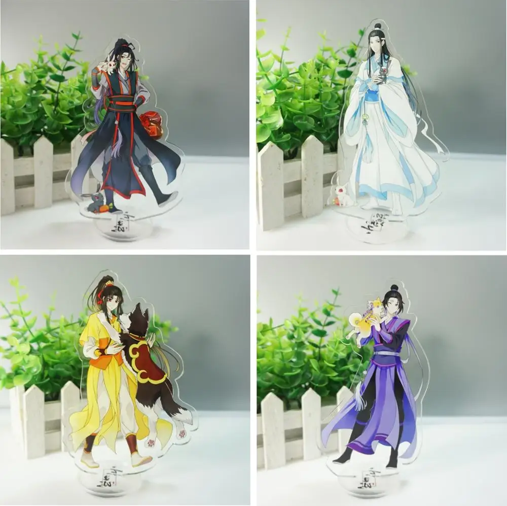 Novo anime mo dao zu shi grandes personagens estatuetas acrílico ornamentos  anime em torno dos fãs presente - AliExpress