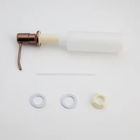 ZAPPO Rose Gold เครื่องจ่ายสบู่ 6 Choice เคาน์เตอร์ห้องน้ําจานเหลวปั๊มมืออ่างล้างจานเครื่องจ่ายสบู่ 4