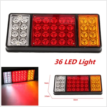 

Rectangle Tail Light Removable Car Trailer 36 LED 12V DC Truck Indicator