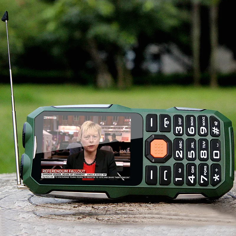 

D2016 Military High Power Box Triple Protection Old Man Candy Bar Free TV Television Charging bao zhang Standby Dual Card Dual S