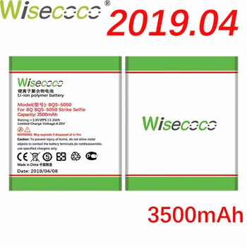 

WISECOCO BQ-5050 3500mAh Battery For BQ BQS 5050 Strike Selfie Phone Latest Production High Quality Battery+Tracking Number