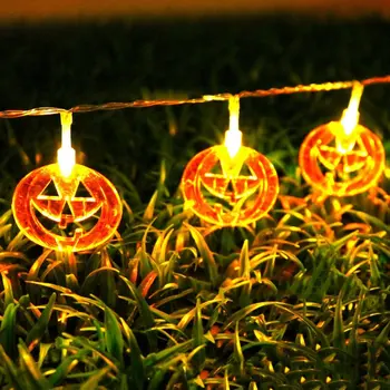 

Holiday Decoration Lights Hollow Pumpkin String Lights Halloween String Lights Ghost Festival LED String Lights