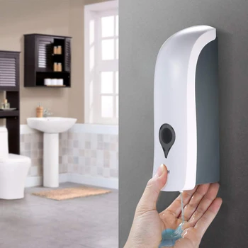 

300ML Manual Hand Shower Shampoo Soap Dispenser Wall Mount, Dispenser Pump Shower Dispenser Holder For Hotel Kitchen