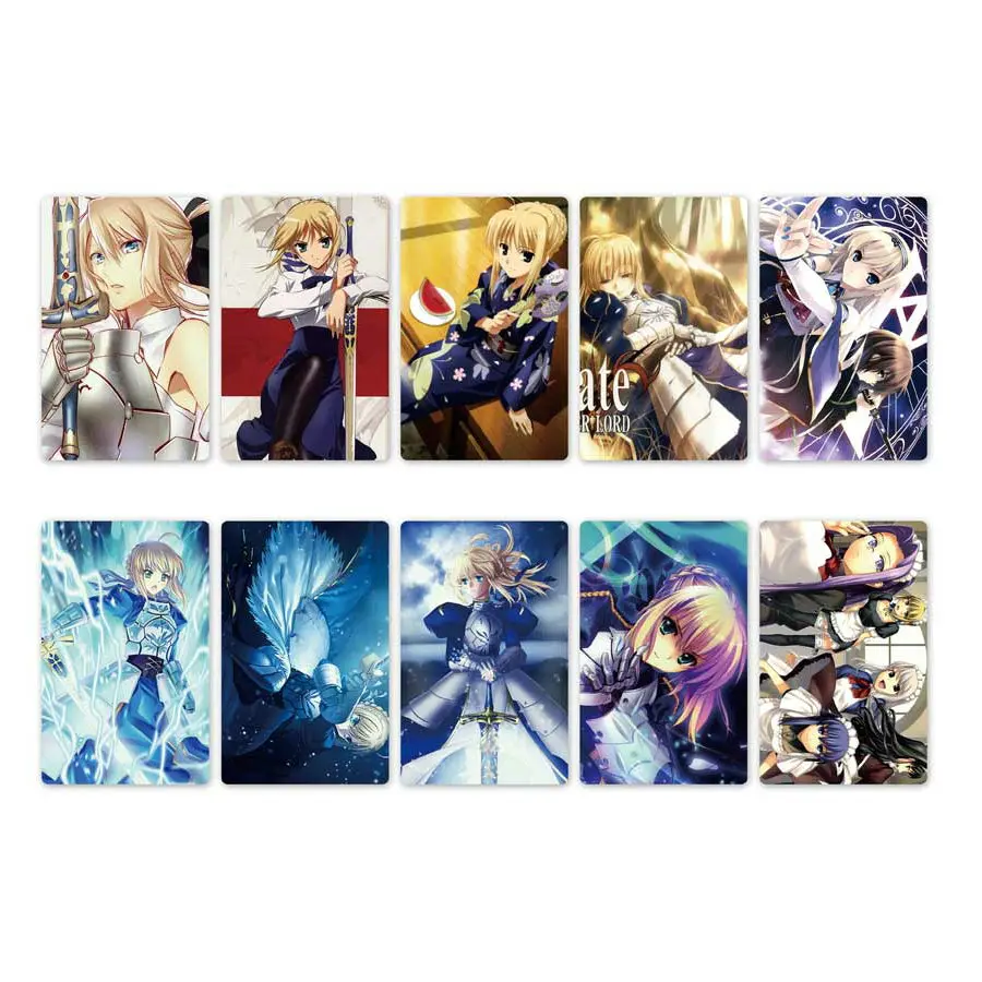 Style 03 10 шт. Новое поступление аниме Fate/Stay Night Card стикер s DIY Водонепроницаемая крапленая карта наклейка Дети стикерные игрушки коллекция подарок - Цвет: Style 03
