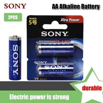 

2PCS 100% Original Sony 1.5V AA Alkaline Battery LR6 LR03 For Electric toothbrush Toy Flashlight Mouse clock Dry Primary Battery