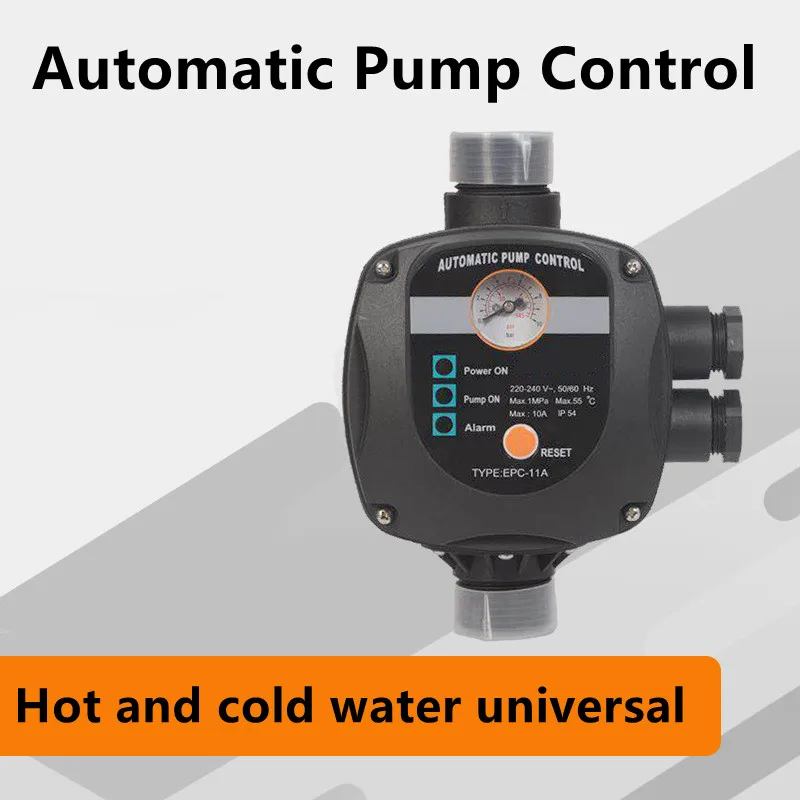 Electronic pump controller automatically starts and stops 