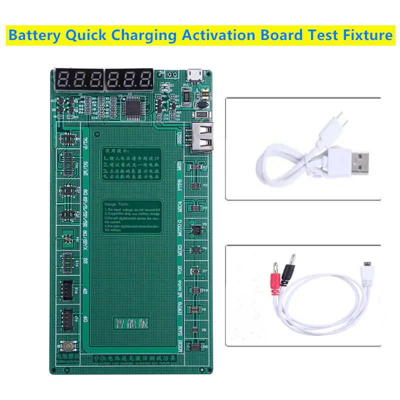 

For Iphone X XS MAX XR 4 5 6 6s 7 8 for Samsung For Xiaomi For Huawei Battery Quick Charging Activation Board Test Fixture
