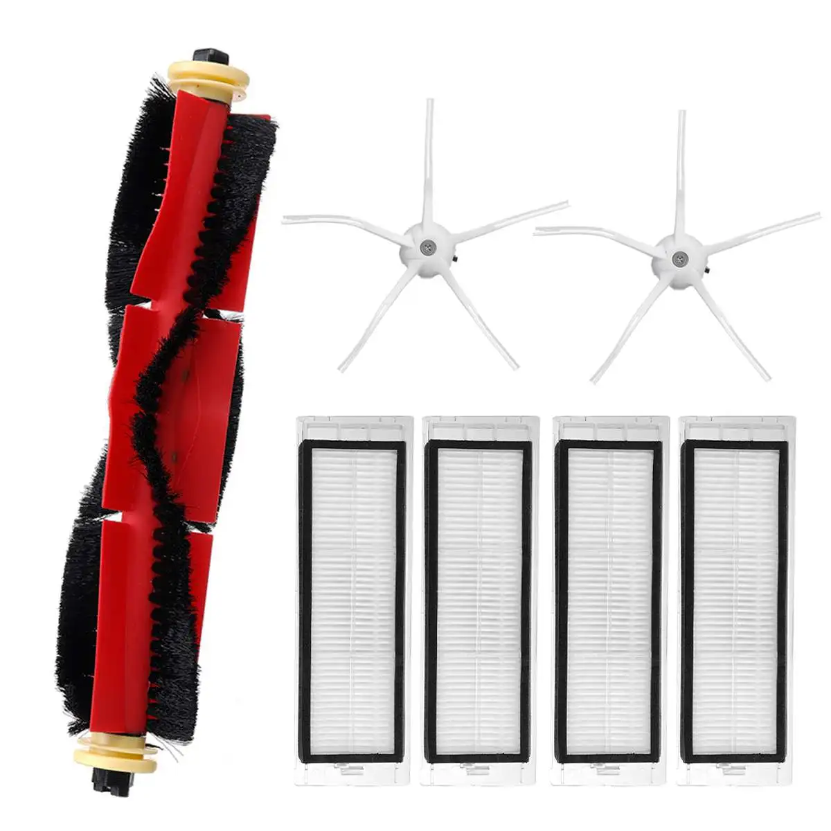 7/19/25PCS HEPA Filter Main Brush Side Brush For Xiaomi Roborock S6 S60