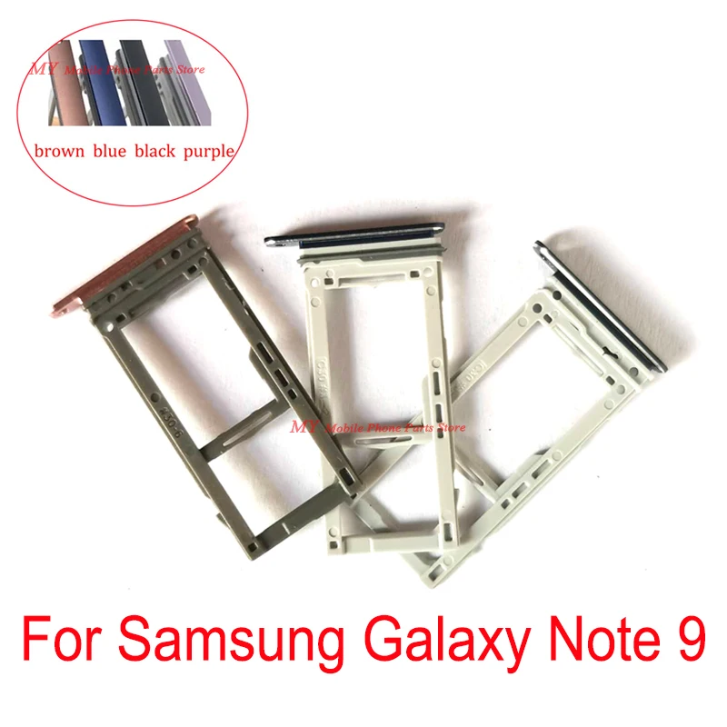 

Dual Single Sim Card Tray Holder Slot Adapters For Samsung Galaxy Note 9 Note9 N960 Sim Tray Holder Only Some With Waterproof