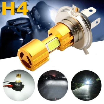 

12V H4 LED Headlight Bulb 18W COB High Brightness Motorcycle Headlight 1pc