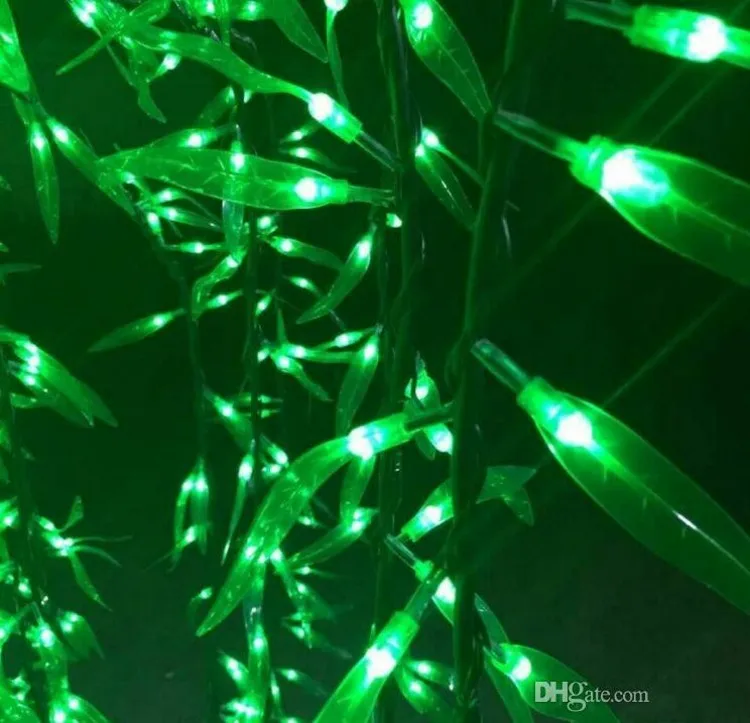 Светодиодный искусственная ива, Плачущий свет для дерева, уличное использование, 945 шт., светодиодный s 1,8 м/6 футов, высота, непромокаемая Рождественская Декоративная елка