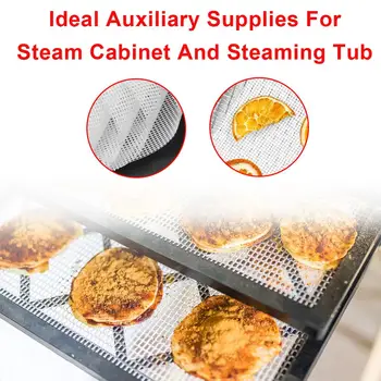 

5 packs of silicone dehydration plates are non-sticky, reusable, easy to clean