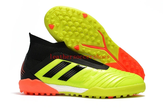 6 Дешевые мужские кожаные футбольные бутсы Predator Tango accelerator 18 в TF turf футбольные бутсы домашние футбольные бутсы chuteiras Pogb - Цвет: 6